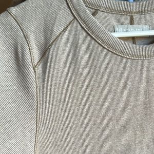 Everlane Ribbed Sweater Mini Dress Size/L  Long Sleeve Organic Cotton